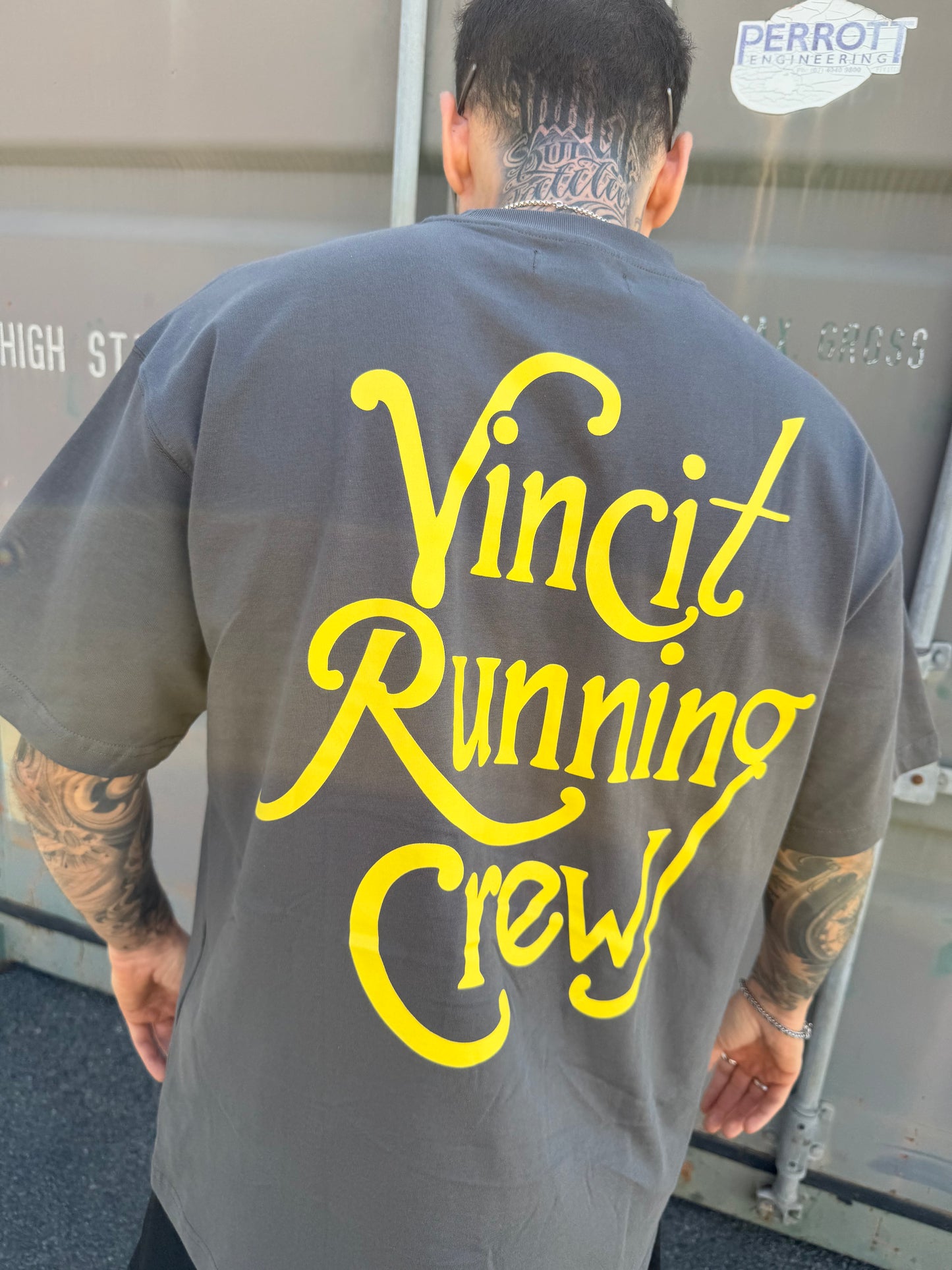 Running Crew Gray Tee