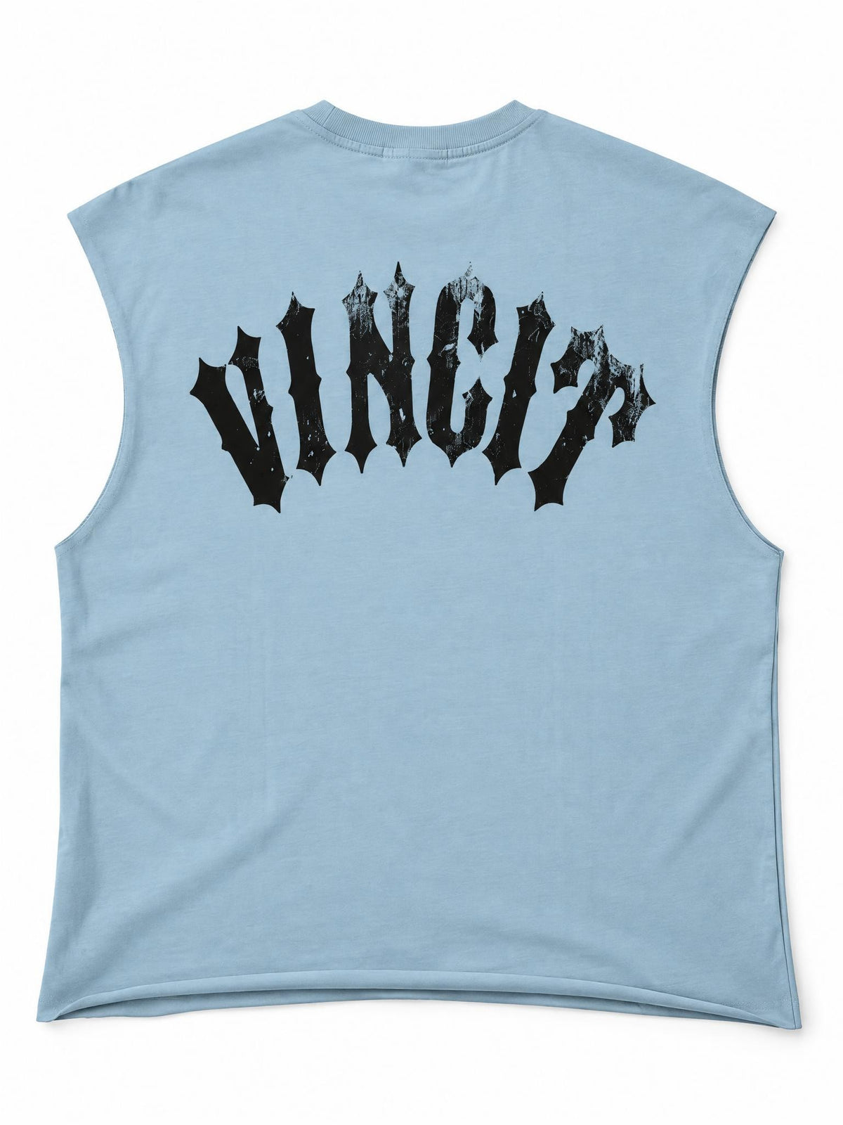 Blue Sleeveless Tee