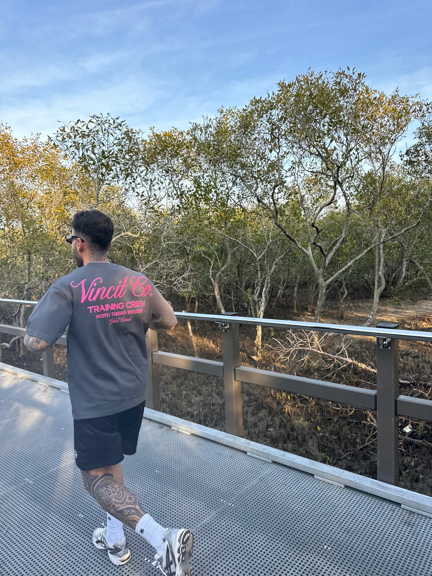 Training Crew Gray Tee