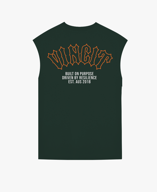 Green Sleeveless Tee